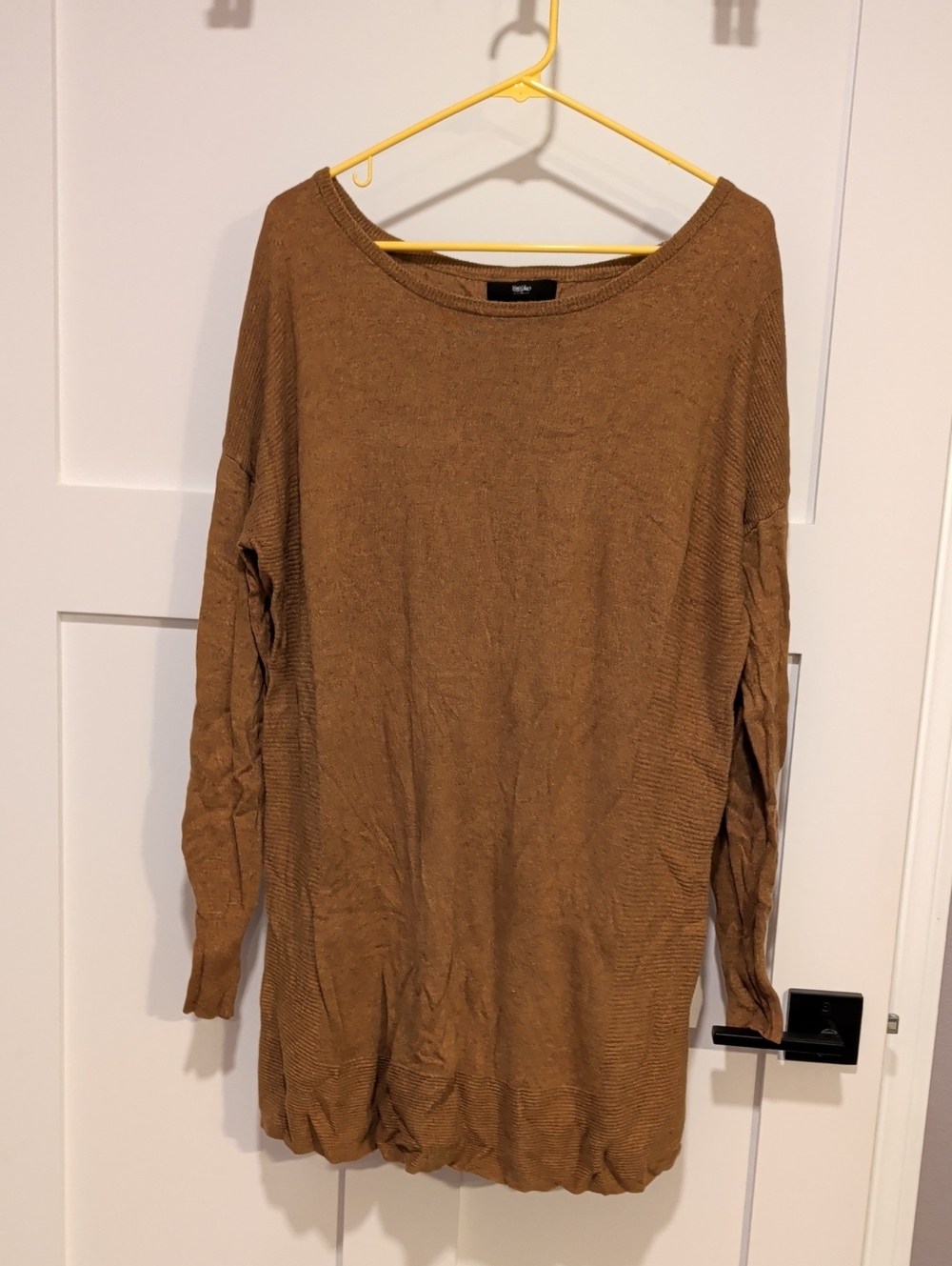 Moschino Brown Long Sleeve Knit Tunic